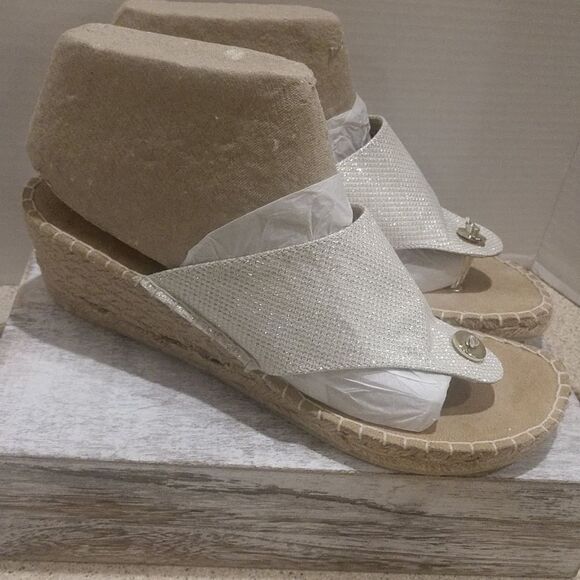 Sparkle canvas Sandal Size  9.5 - Picture 1 of 4